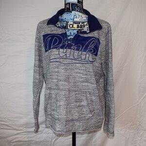 Victoria Secret PINK 1/4 Zip pullover sweater